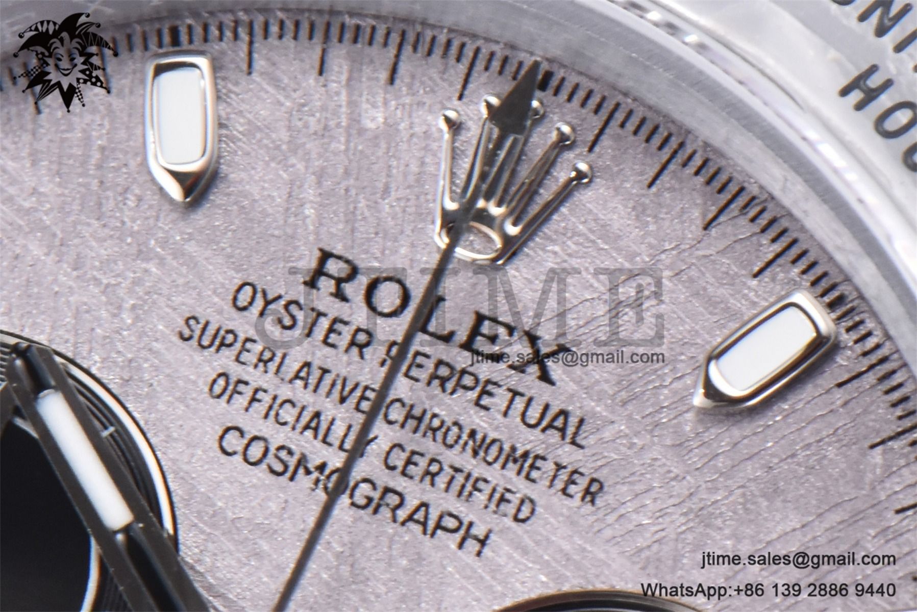 Daytona 116506 40mm SS QF 1:1 Best Edition Meteorite Dial on SS Bracelet SH4130 V3 (Tungsten Heavy Version) - Image 10