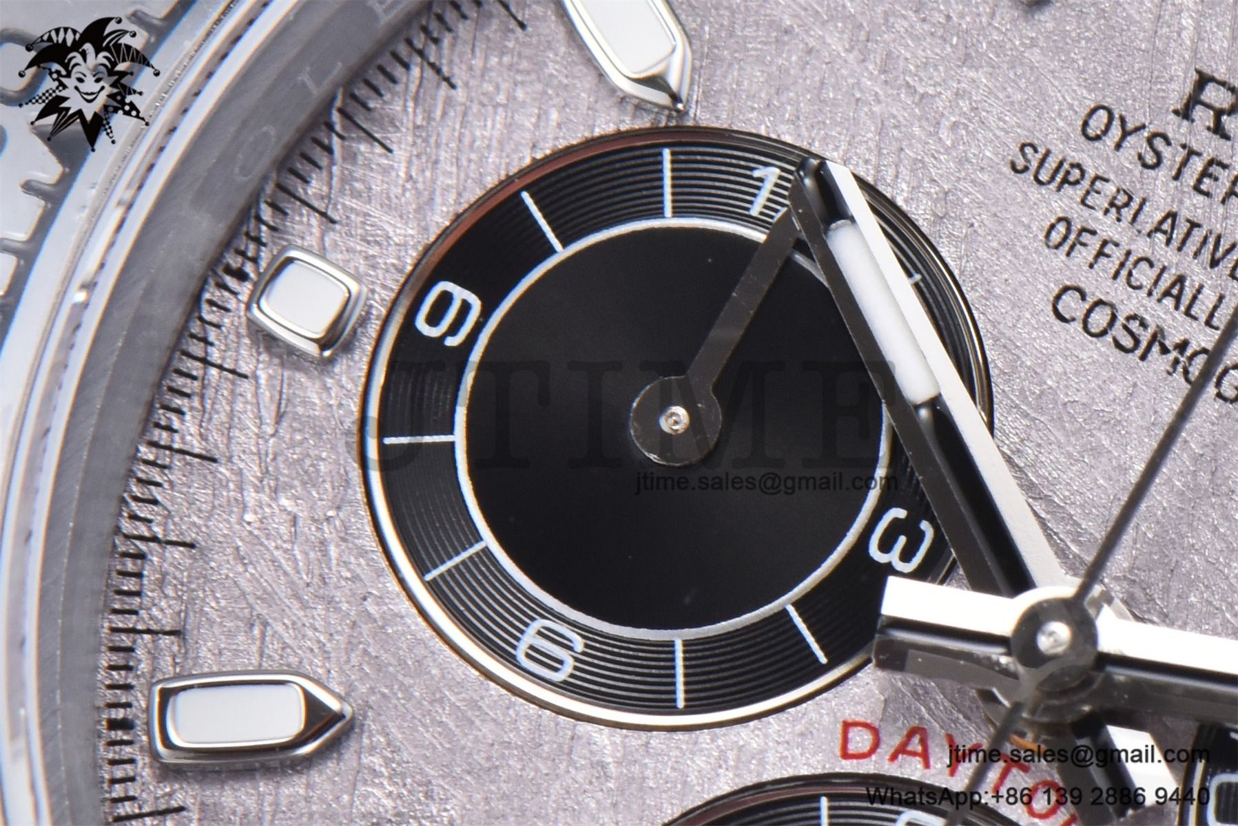 Daytona 116506 40mm SS QF 1:1 Best Edition Meteorite Dial on SS Bracelet SH4130 V3 (Tungsten Heavy Version) - Image 11