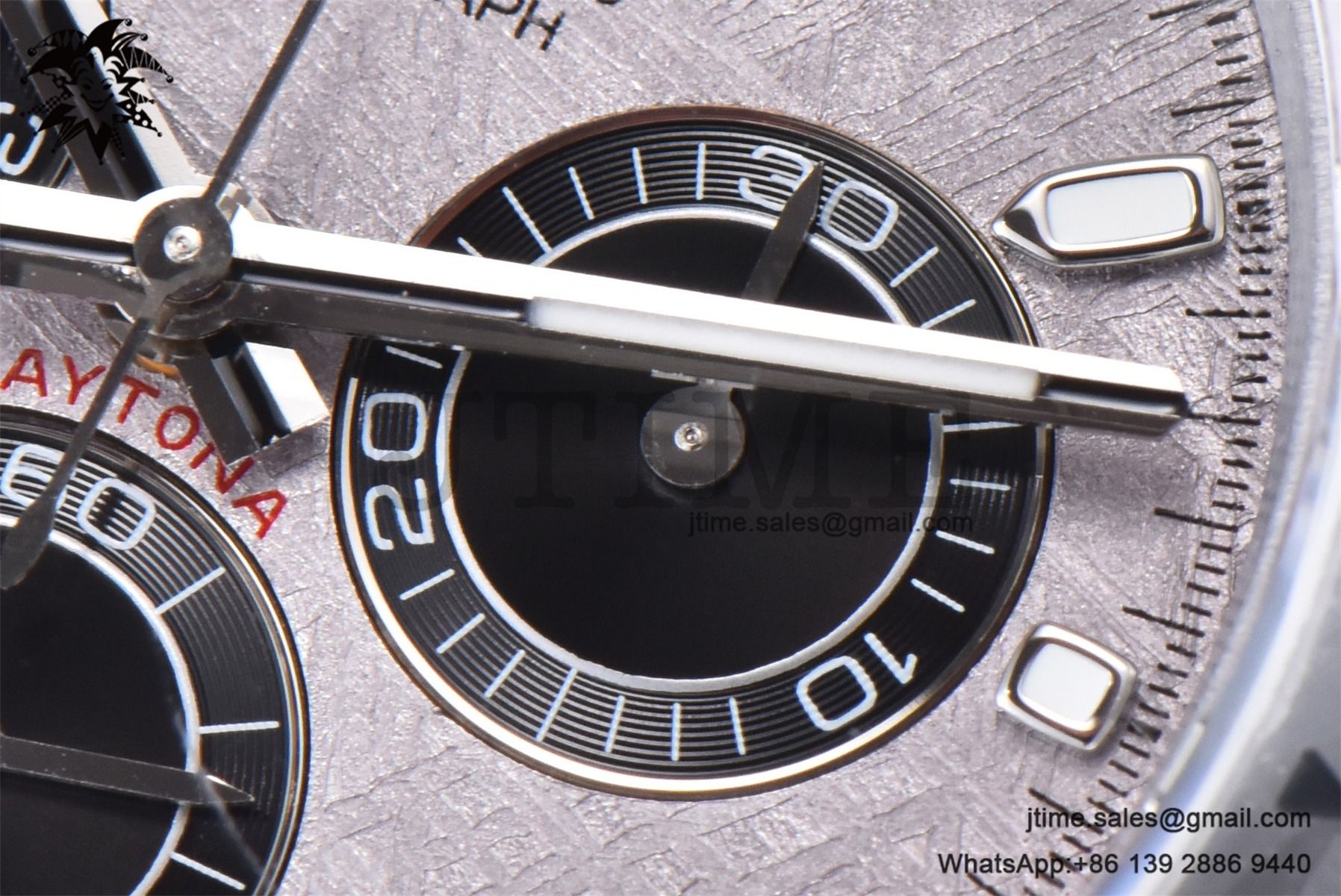Daytona 116506 40mm SS QF 1:1 Best Edition Meteorite Dial on SS Bracelet SH4130 V3 (Tungsten Heavy Version) - Image 13