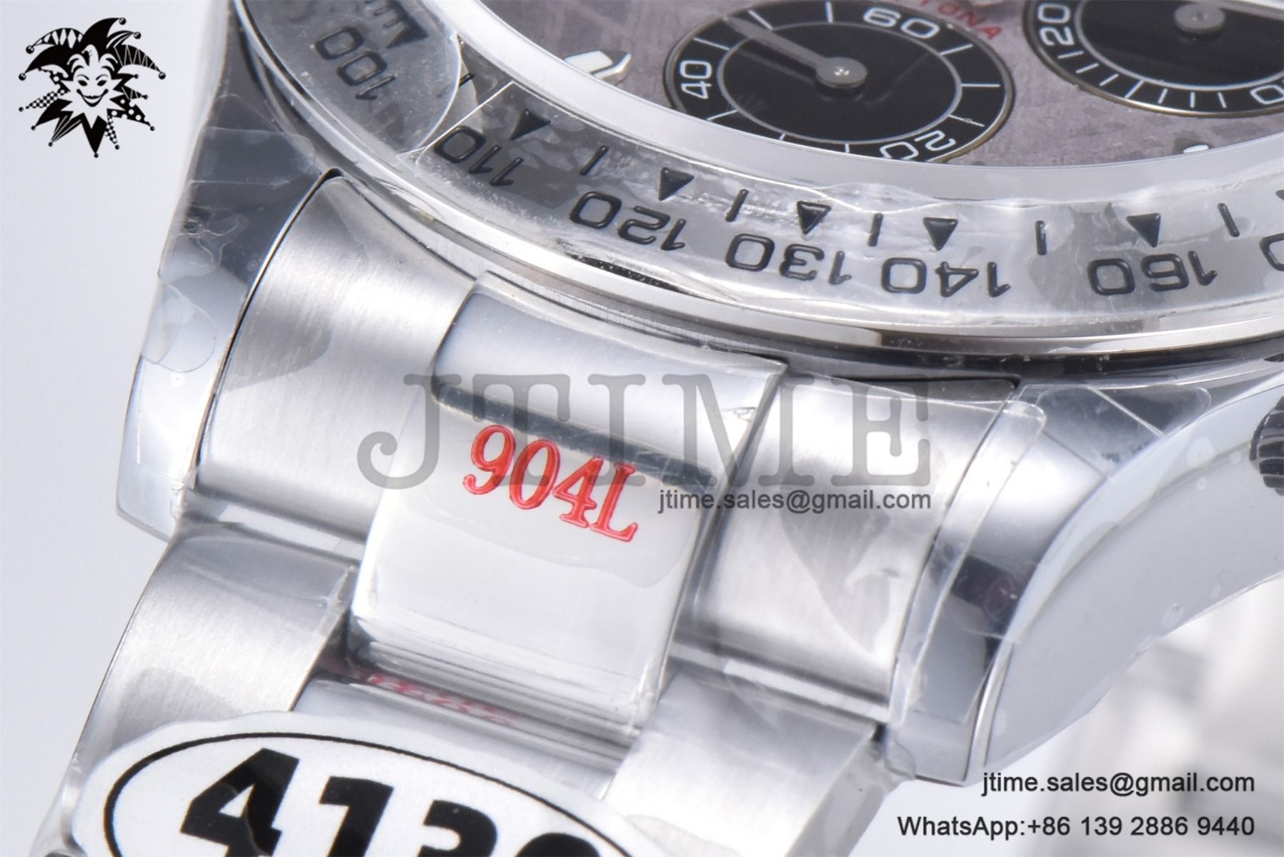 Daytona 116506 40mm SS QF 1:1 Best Edition Meteorite Dial on SS Bracelet SH4130 V3 (Tungsten Heavy Version) - Image 15