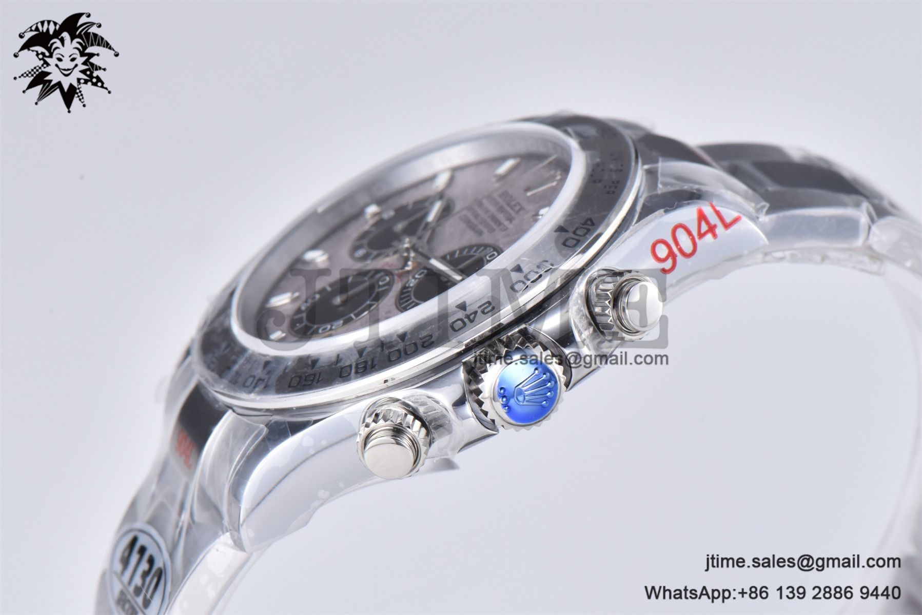 Daytona 116506 40mm SS QF 1:1 Best Edition Meteorite Dial on SS Bracelet SH4130 V3 (Tungsten Heavy Version) - Image 9