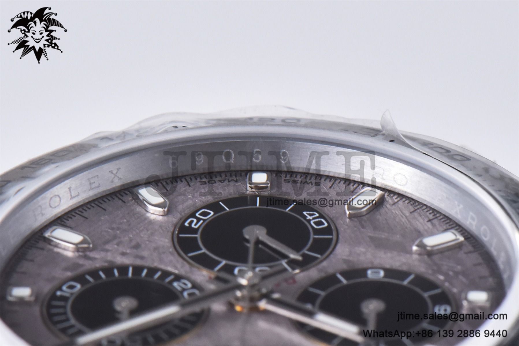 Daytona 116506 40mm SS QF 1:1 Best Edition Meteorite Dial on SS Bracelet SH4130 V3 (Tungsten Heavy Version) - Image 17