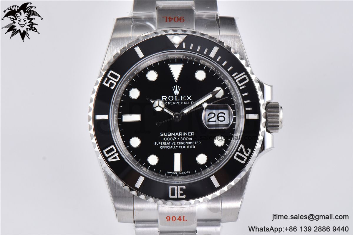 Submariner 116610 LN Black Ceramic Noob 1:1 Best Edition 904L SS Case and Bracelet SA3135 V12 - Image 2