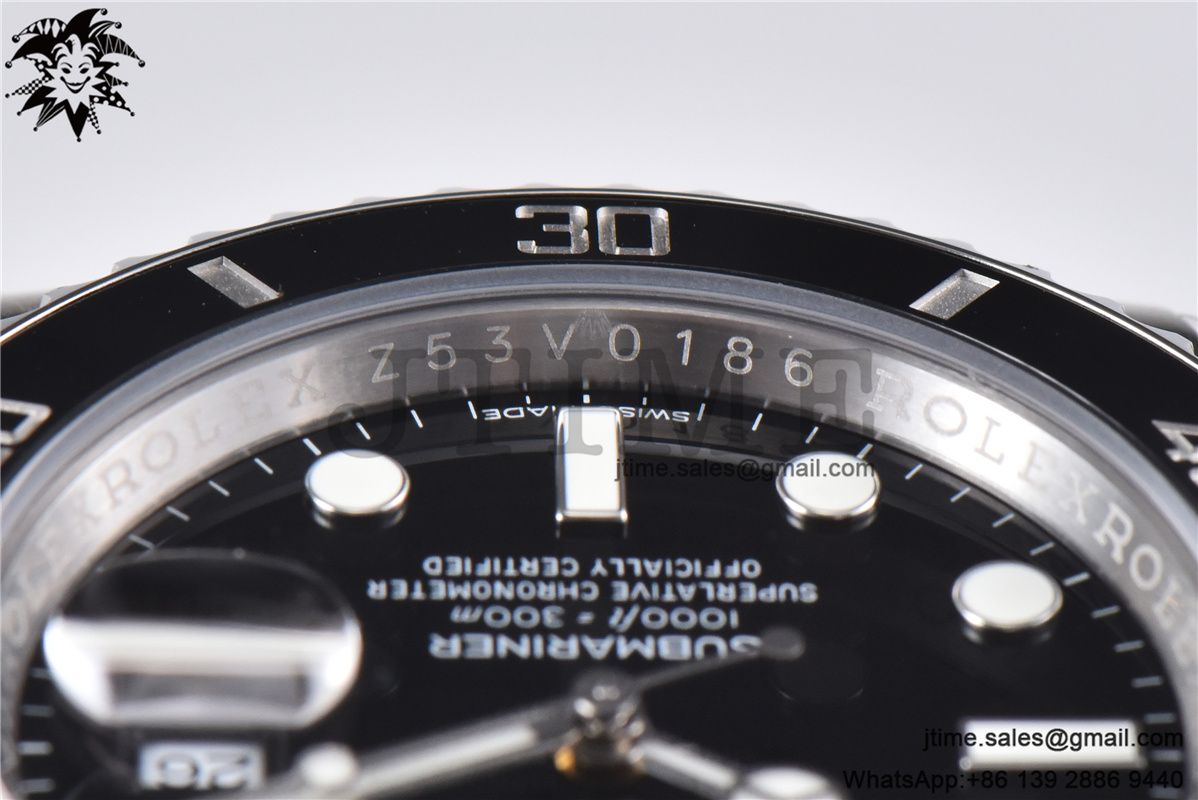 Submariner 116610 LN Black Ceramic Noob 1:1 Best Edition 904L SS Case and Bracelet SA3135 V12 - Image 12