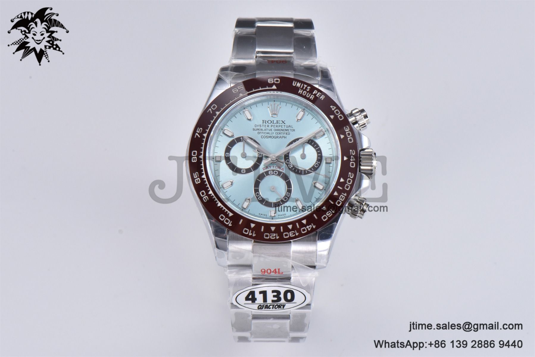 Daytona 116506 40mm SS QF 1:1 Best Edition Blue Stick Dial on SS Bracelet SH4130 V3 (Tungsten Heavy Version) - Image 2