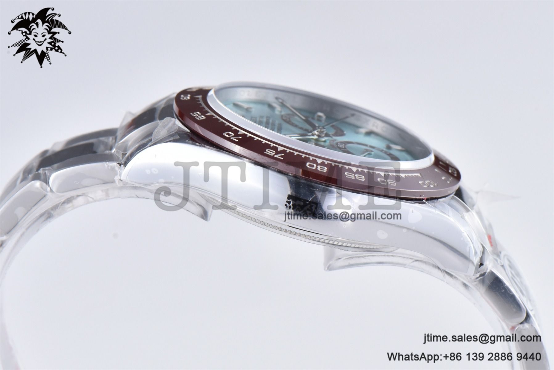 Daytona 116506 40mm SS QF 1:1 Best Edition Blue Stick Dial on SS Bracelet SH4130 V3 (Tungsten Heavy Version) - Image 6