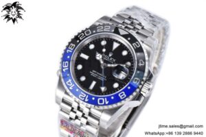 GMT-Master II Batman 126710 BLNR Black/Blue Ceramic 904L Steel Clean Factory Best Edition on Jubilee Bracelet DD3285 CHS