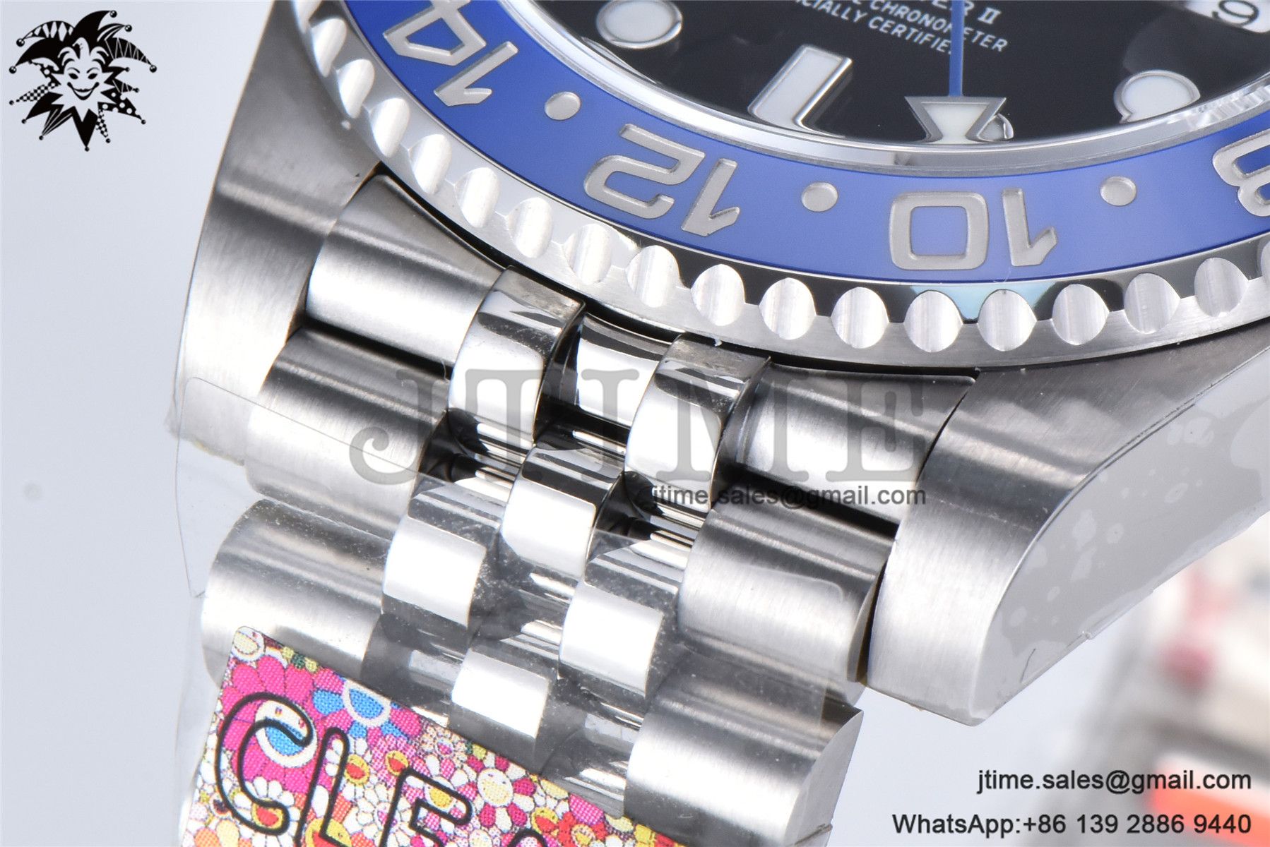 GMT-Master II Batman 126710 BLNR Black/Blue Ceramic 904L Steel Clean Factory Best Edition on Jubilee Bracelet DD3285 CHS - Image 6