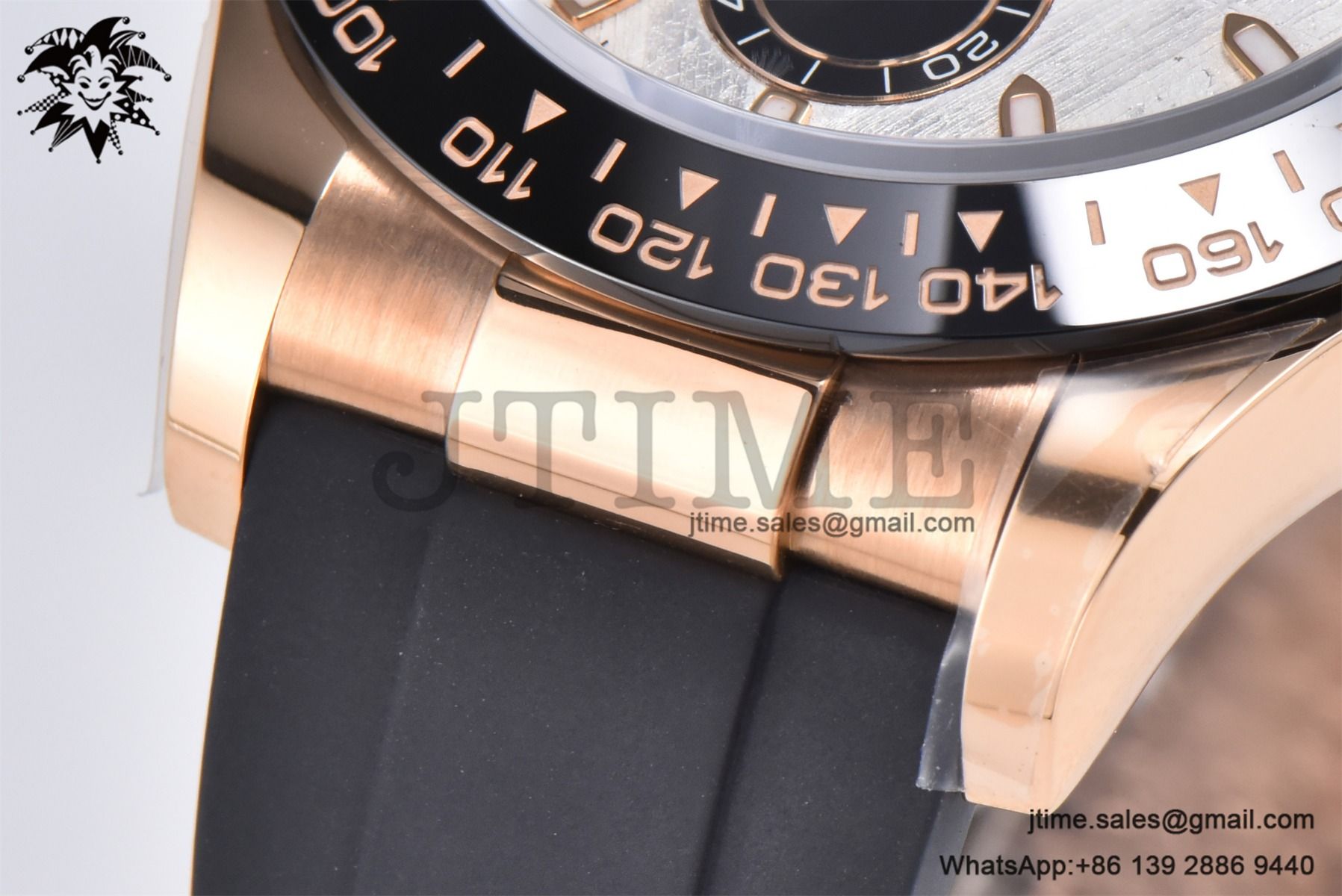 Daytona 116515 RG Gold Factory 1:1 Best Edition Meteorite Dial on Oysterflex Rubber Strap SA4130 (Tungsten Heavy Version)A - Image 13