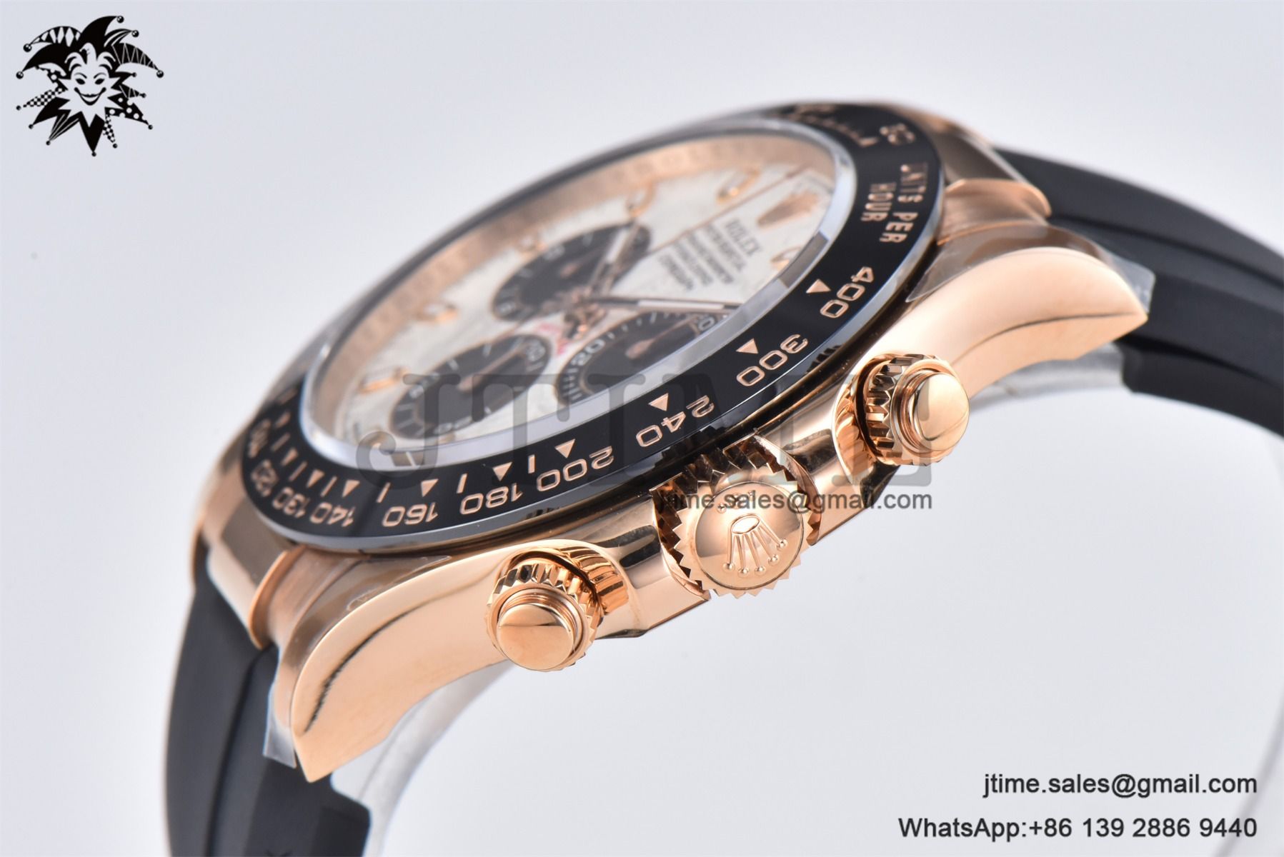 Daytona 116515 RG Gold Factory 1:1 Best Edition Meteorite Dial on Oysterflex Rubber Strap SA4130 (Tungsten Heavy Version)A - Image 9