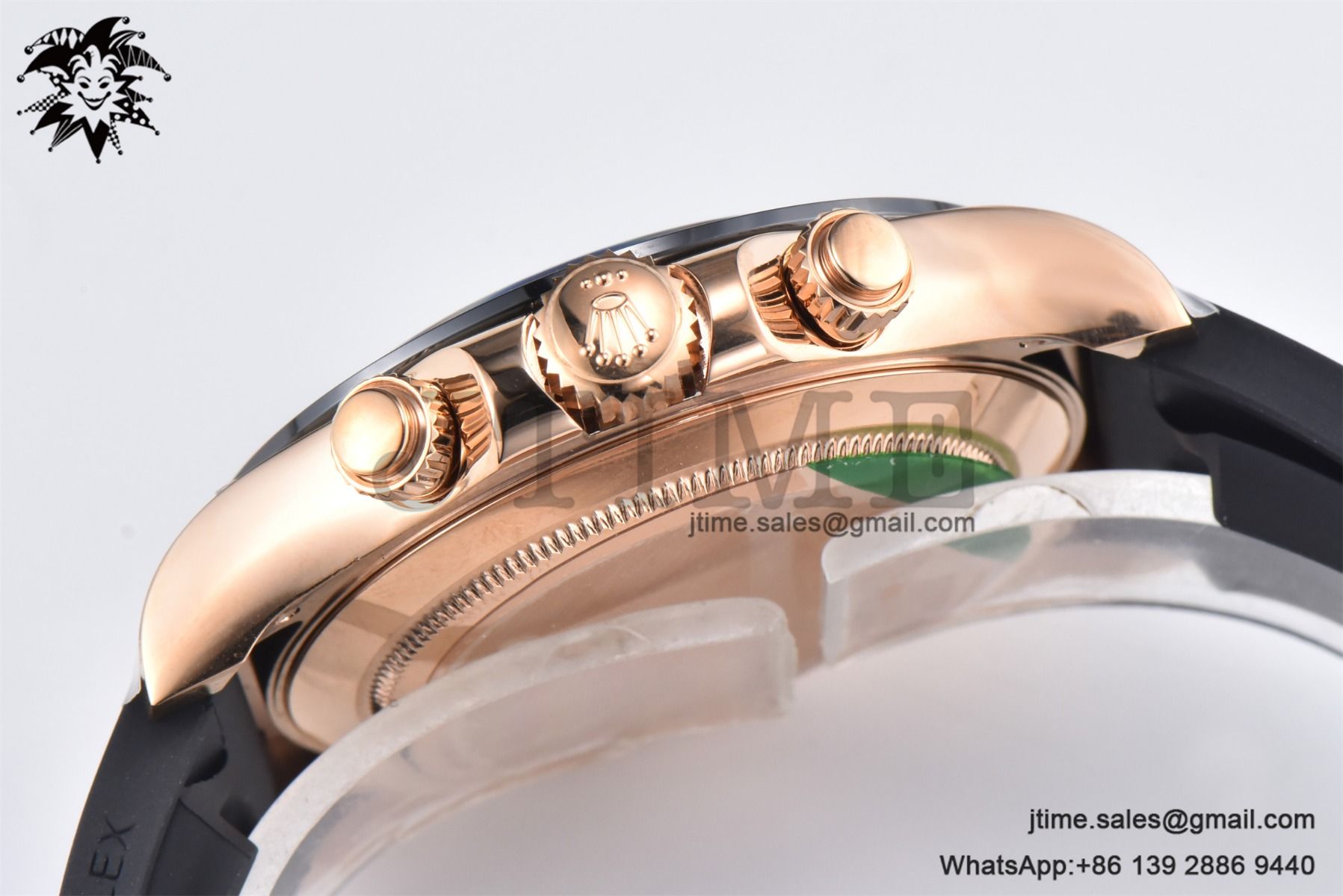 Daytona 116515 RG Gold Factory 1:1 Best Edition Meteorite Dial on Oysterflex Rubber Strap SA4130 (Tungsten Heavy Version)A - Image 15