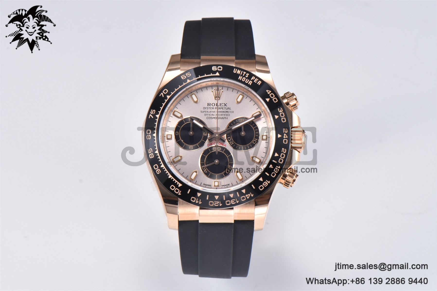 Daytona 116515 RG Gold Factory 1:1 Best Edition RG Dial on Oysterflex Rubber Strap SA4130 (Tungsten Heavy Version) - Image 2