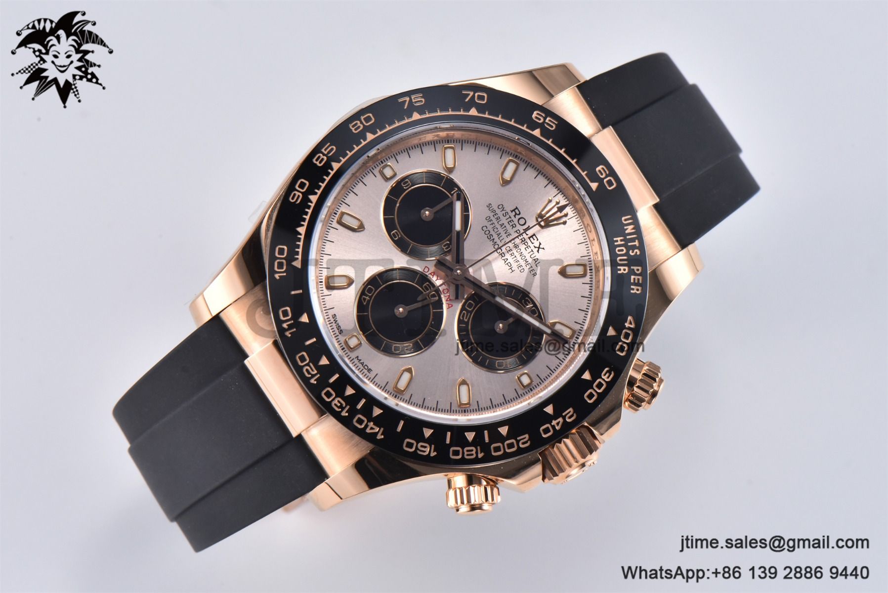Daytona 116515 RG Gold Factory 1:1 Best Edition RG Dial on Oysterflex Rubber Strap SA4130 (Tungsten Heavy Version) - Image 5