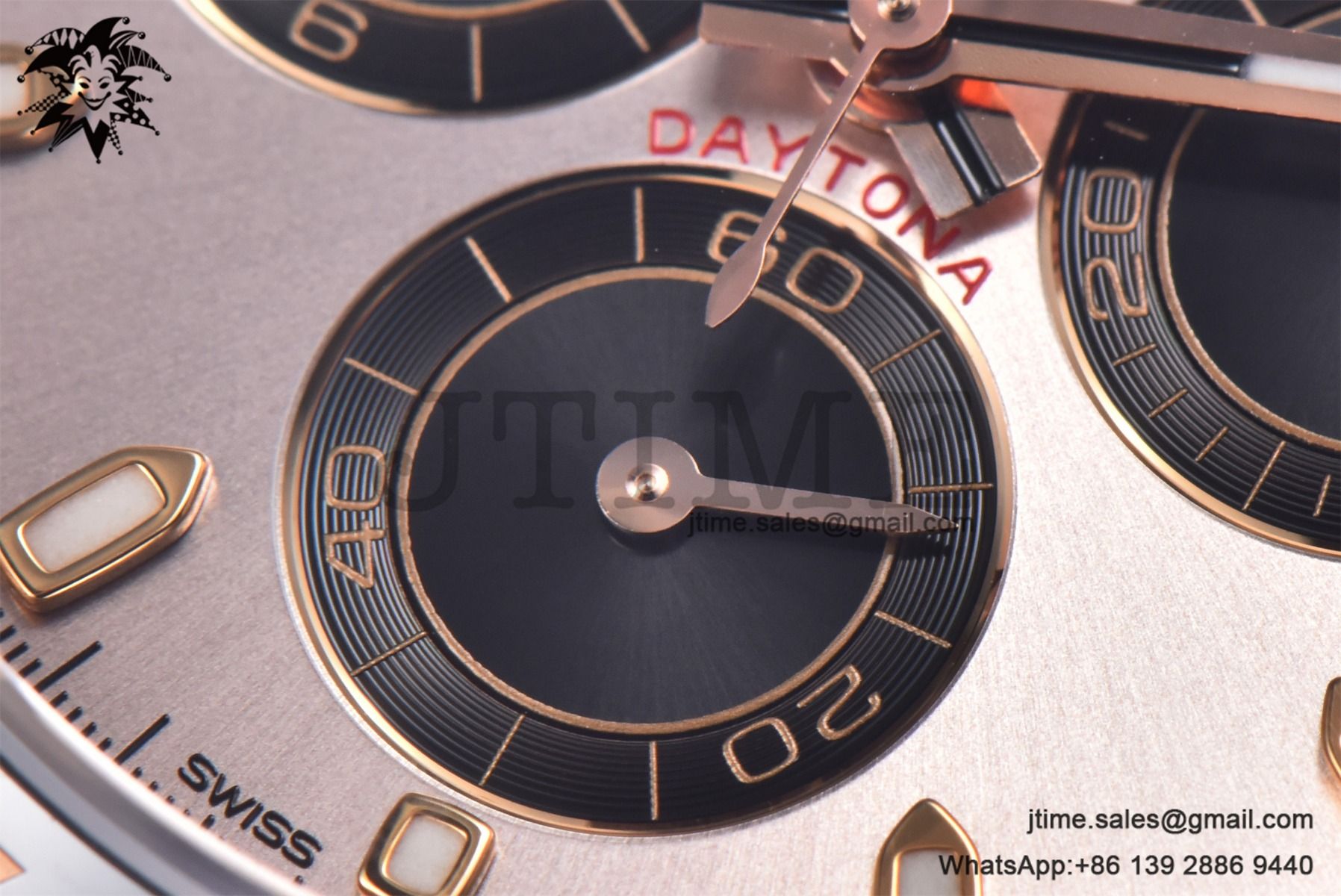 Daytona 116515 RG Gold Factory 1:1 Best Edition RG Dial on Oysterflex Rubber Strap SA4130 (Tungsten Heavy Version) - Image 9