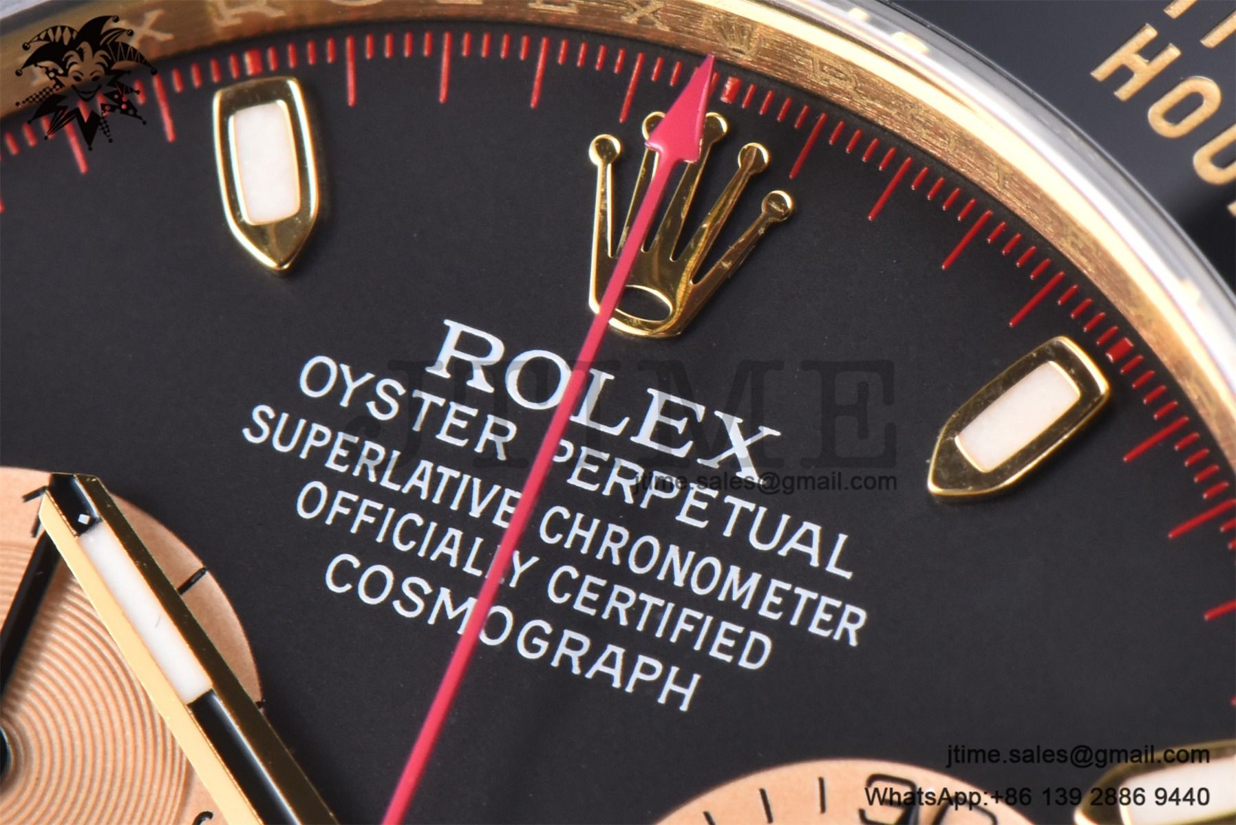Daytona 116518 YG Gold Factory 1:1 Best Edition Black Dial on Oysterflex Rubber Strap SA4130 (Tungsten Heavy Version) - Image 9