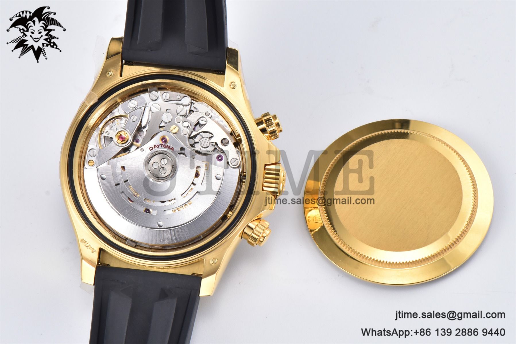 Daytona 116518 YG Gold Factory 1:1 Best Edition Black Dial on Oysterflex Rubber Strap SA4130 (Tungsten Heavy Version) - Image 25