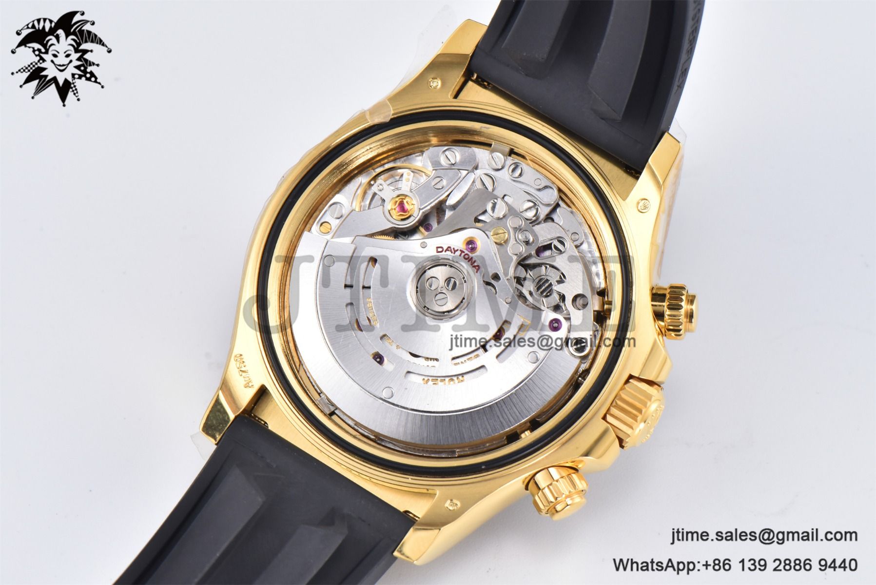 Daytona 116518 YG Gold Factory 1:1 Best Edition White Dial on Oysterflex Rubber Strap SA4130 (Tungsten Heavy Version) - Image 20
