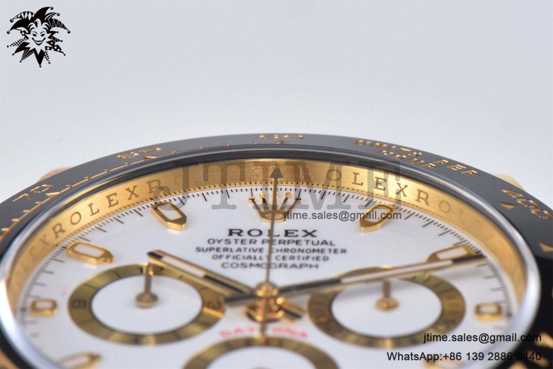 Daytona 116518 YG Gold Factory 1:1 Best Edition White Dial on Oysterflex Rubber Strap SA4130 (Tungsten Heavy Version) - Image 9