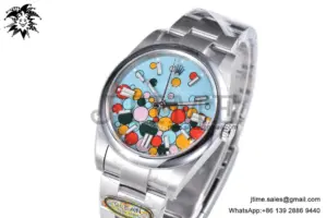 Oyster Perpetual 124300 41mm Clean 1:1 Best Edition 904L Steel Celebration Dail on SS Bracelet VR3230