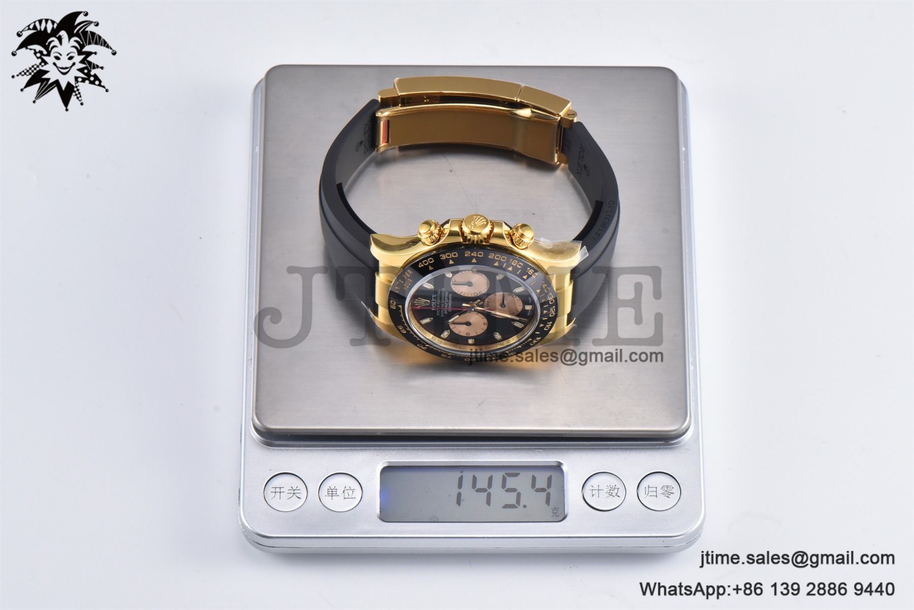 Daytona 116518 YG Gold Factory 1:1 Best Edition Black Dial on Oysterflex Rubber Strap SA4130 (Tungsten Heavy Version) - Image 33