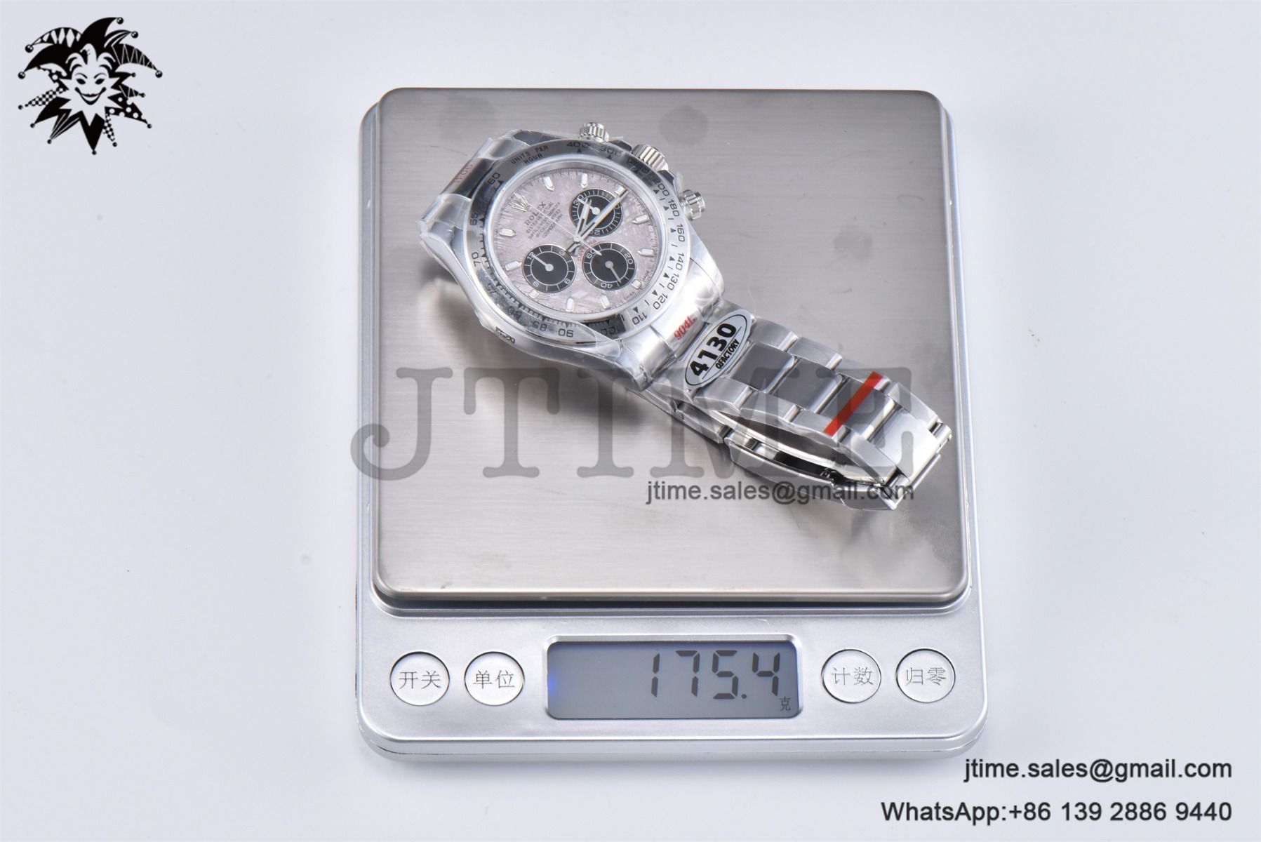 Daytona 116506 40mm SS QF 1:1 Best Edition Meteorite Dial on SS Bracelet SH4130 V3 (Tungsten Heavy Version) - Image 35