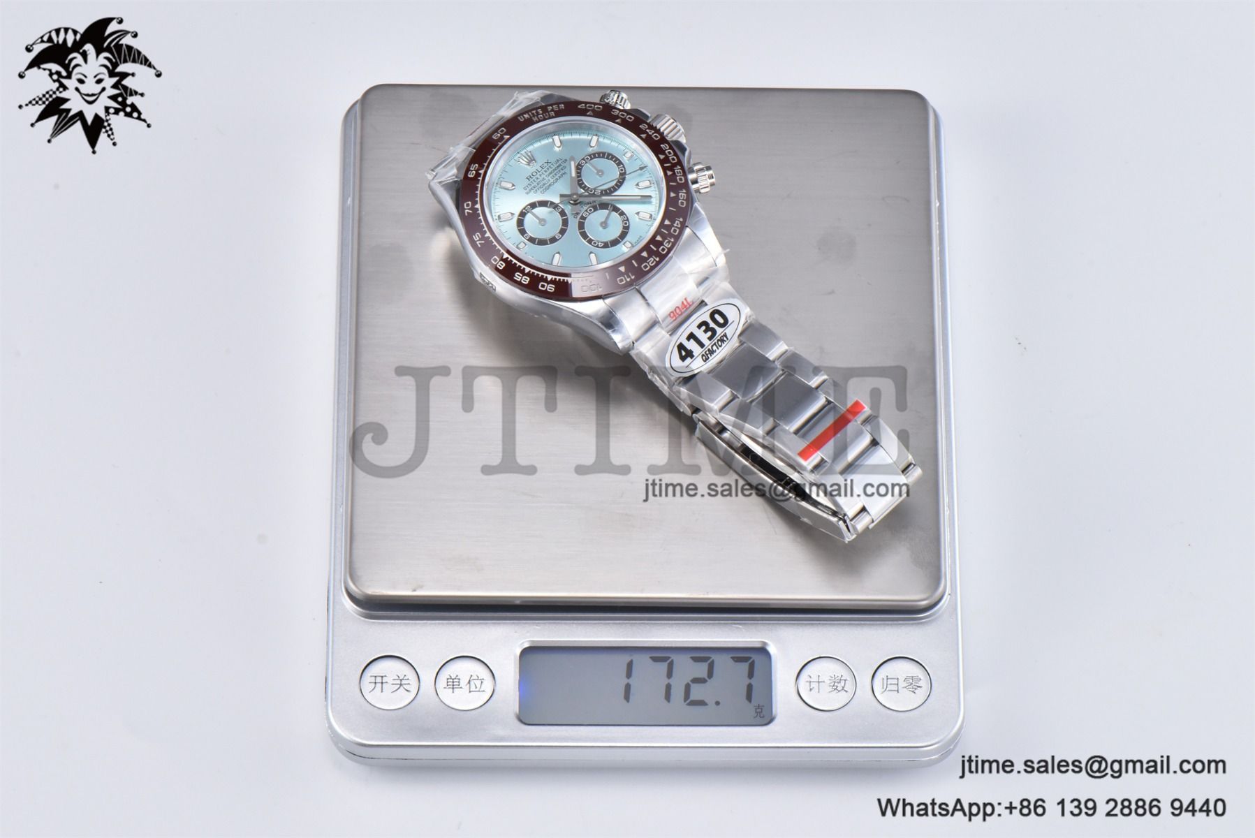 Daytona 116506 40mm SS QF 1:1 Best Edition Blue Stick Dial on SS Bracelet SH4130 V3 (Tungsten Heavy Version) - Image 25