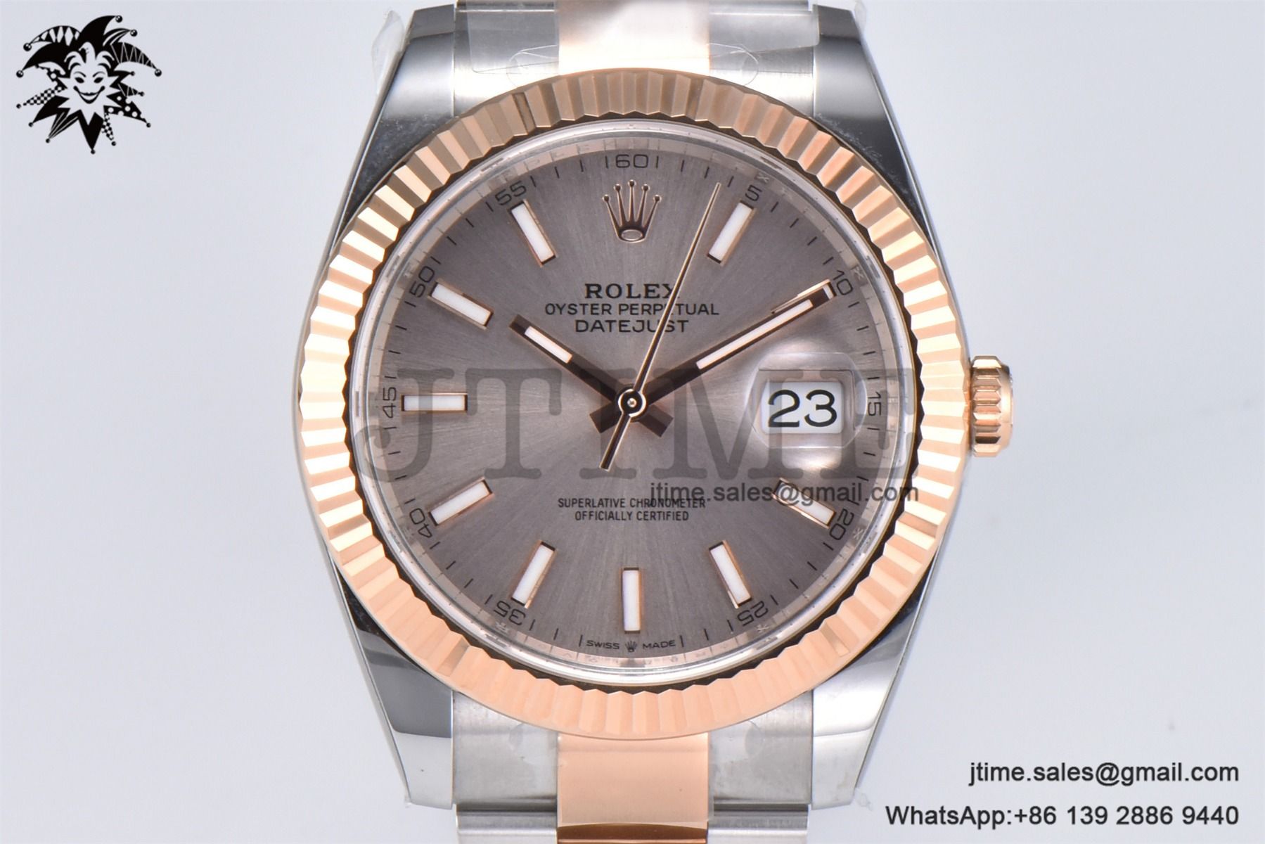 DateJust 41 126331 904L SS/RG Clean 1:1 Best Edition Champagne Dial on Oyster Bracelet VR3235 - Image 6