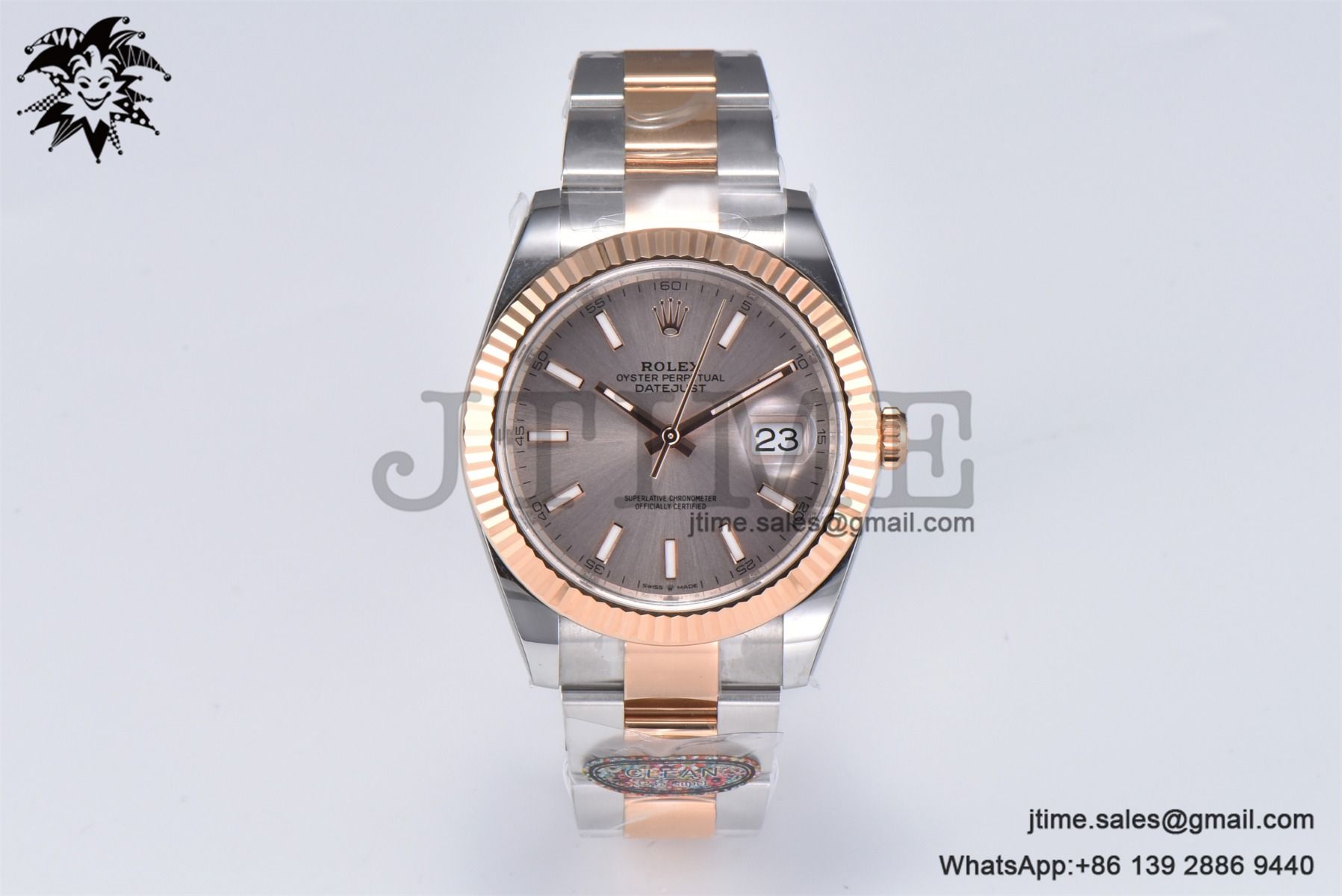 DateJust 41 126331 904L SS/RG Clean 1:1 Best Edition Champagne Dial on Oyster Bracelet VR3235 - Image 2