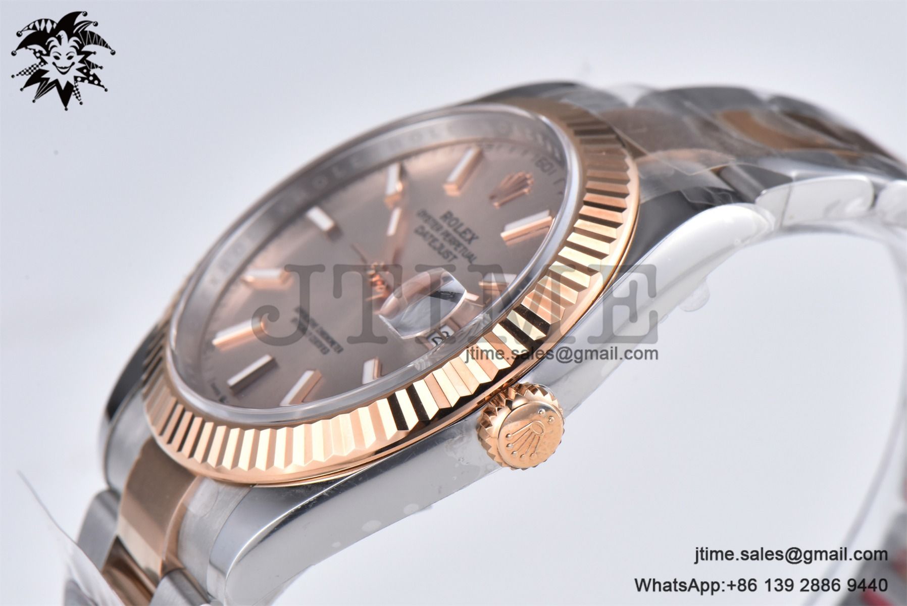 DateJust 41 126331 904L SS/RG Clean 1:1 Best Edition Champagne Dial on Oyster Bracelet VR3235 - Image 4