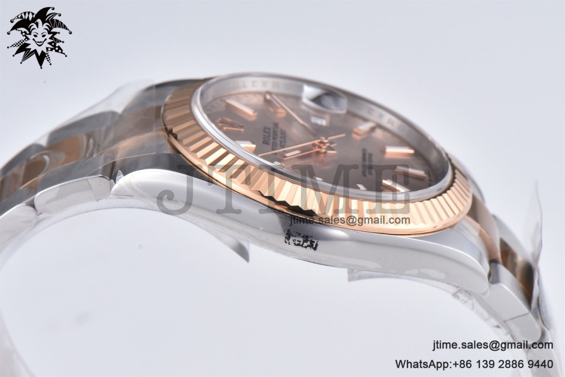 DateJust 41 126331 904L SS/RG Clean 1:1 Best Edition Champagne Dial on Oyster Bracelet VR3235 - Image 8