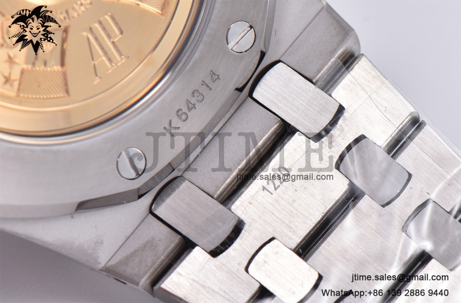 Royal Oak 37mm 15454 Frosted SS APSF 1:1 Best Edition Blue Textured Dial on Frosted SS Bracelet SA3120 Super Clone - Image 24