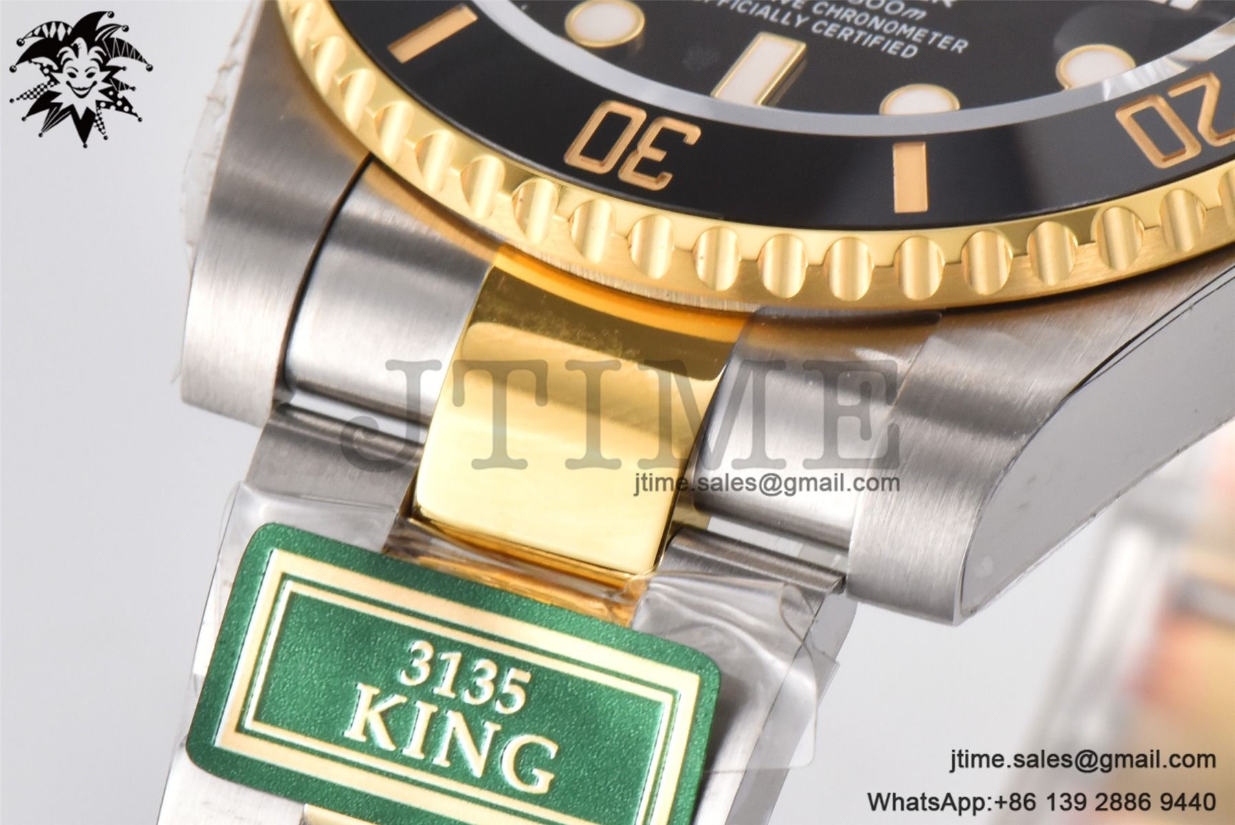 Submariner 116613 LN SS/YG Black Ceramic 904L Steel King 1:1 Best Edition VR3135 - Image 13
