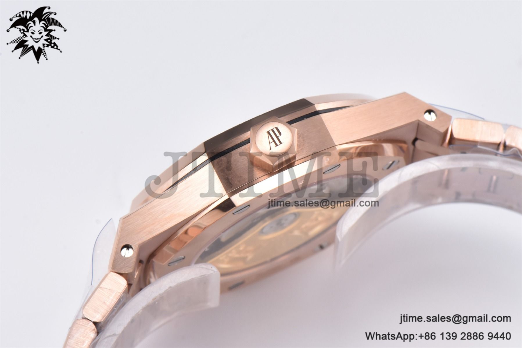 Royal Oak 37mm 15454 Frosted RG APSF 1:1 Best Edition RG Textured Dial on Frosted RG Bracelet SA3120 Super Clone - Image 13