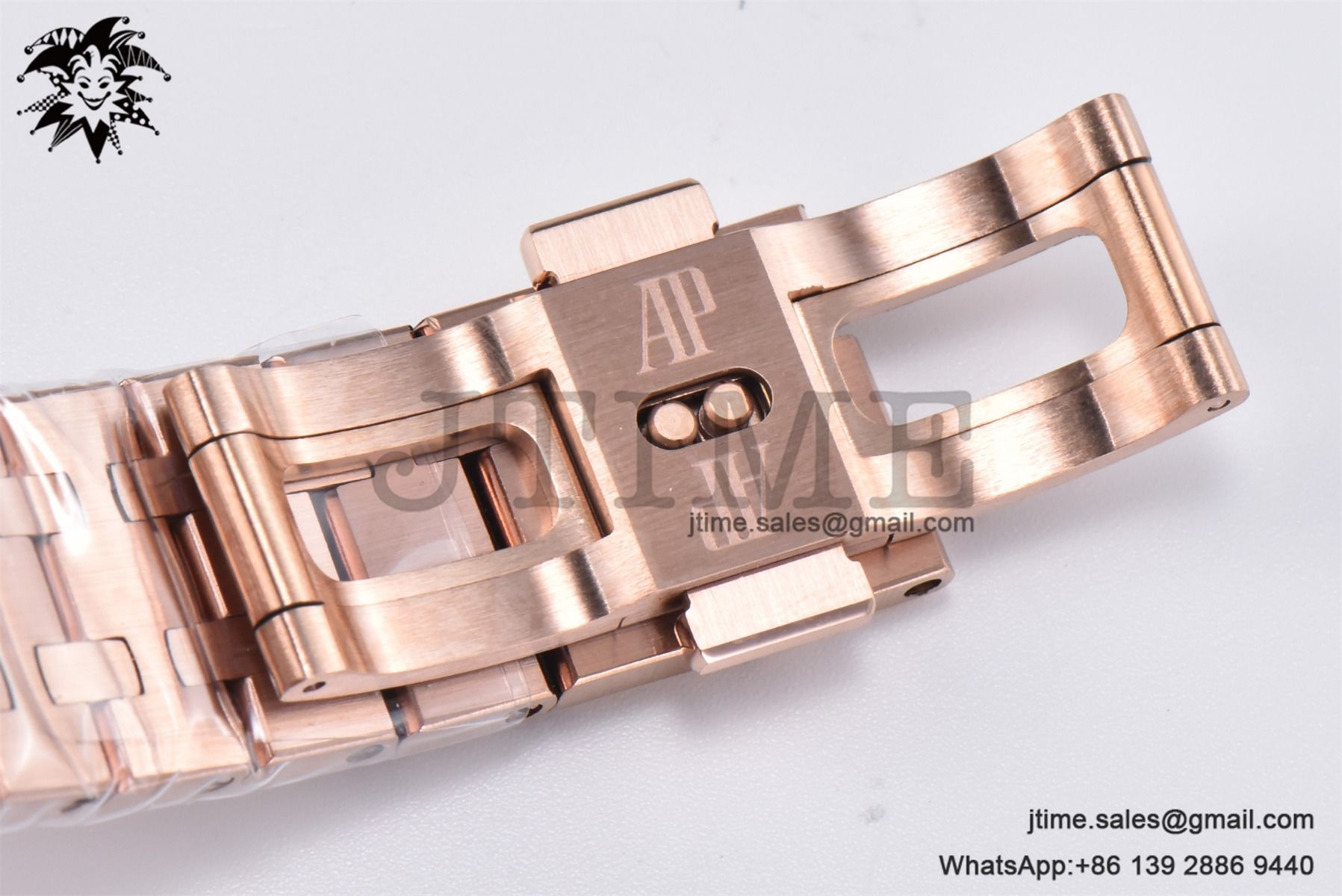 Royal Oak 37mm 15454 Frosted RG APSF 1:1 Best Edition RG Textured Dial on Frosted RG Bracelet SA3120 Super Clone - Image 17