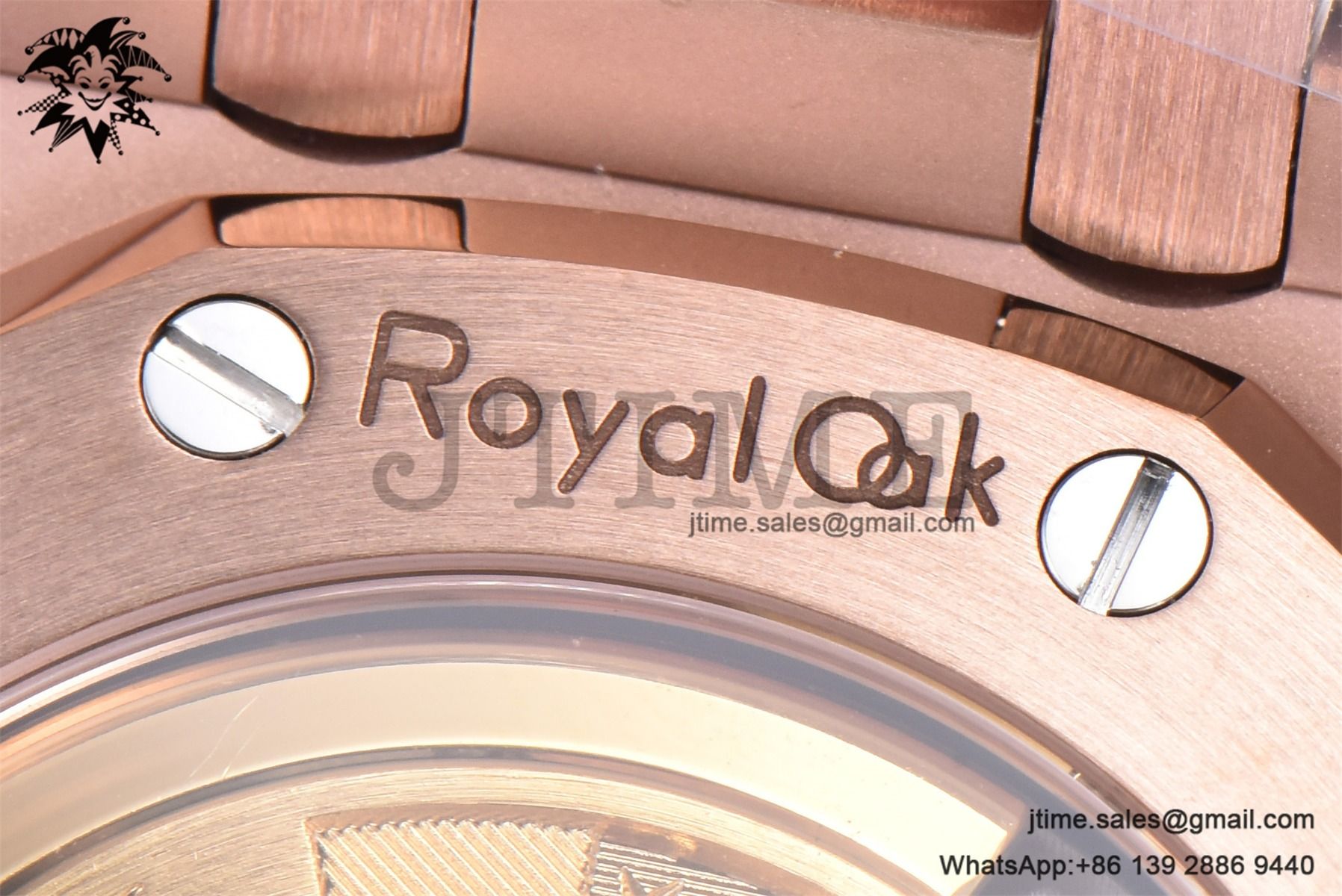 Royal Oak 37mm 15454 Frosted RG APSF 1:1 Best Edition White Textured Dial on Frosted RG Bracelet SA3120 Super Clone - Image 26