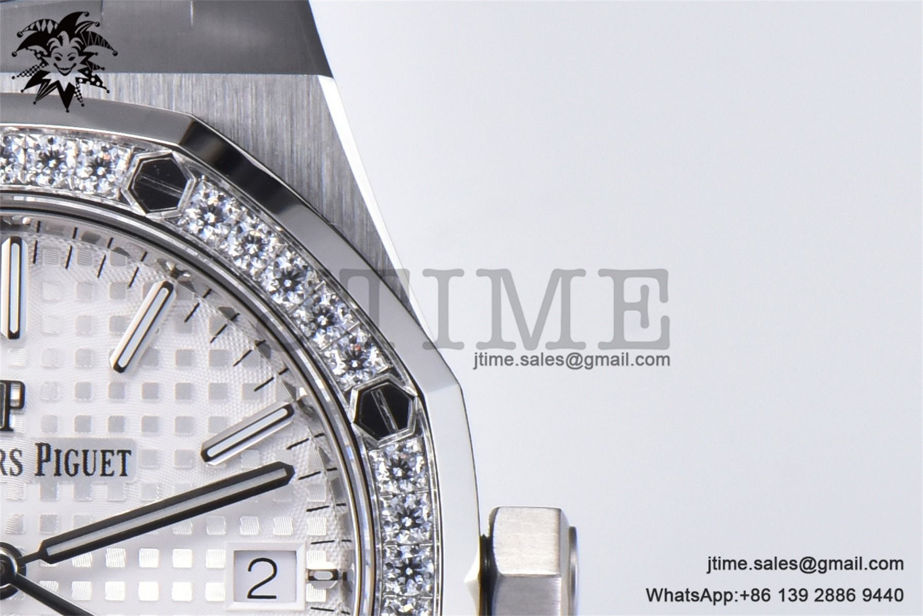 Royal Oak 37mm 15451 SS APSF 1:1 Best Edition White Textured Dial on SS Bracelet SA3120 Super Clone - Image 9
