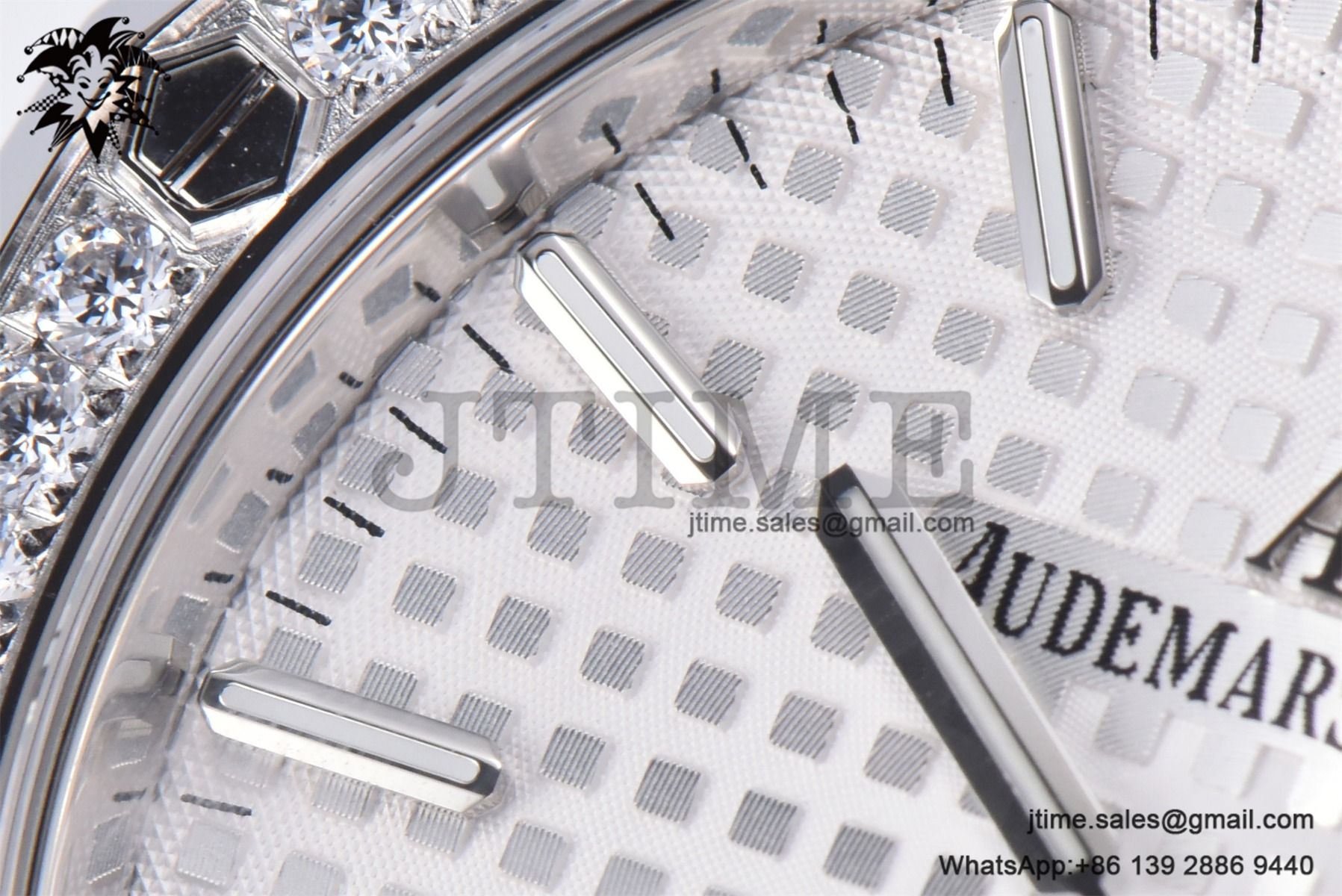 Royal Oak 37mm 15451 SS APSF 1:1 Best Edition White Textured Dial on SS Bracelet SA3120 Super Clone - Image 12