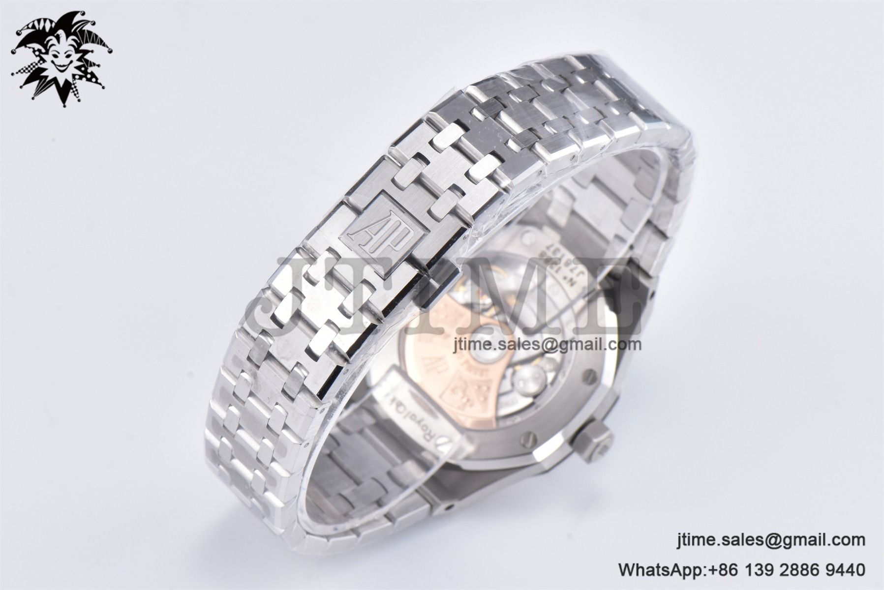 Royal Oak 37mm 15451 SS APSF 1:1 Best Edition Blue Textured Dial on SS Bracelet SA3120 Super Clone - Image 16