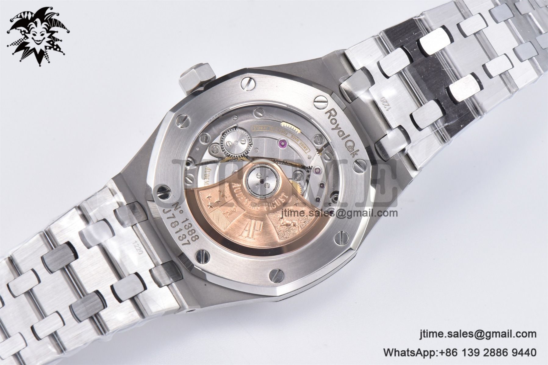 Royal Oak 37mm 15451 SS APSF 1:1 Best Edition Gray Textured Dial on SS Bracelet SA3120 Super Clone - Image 20
