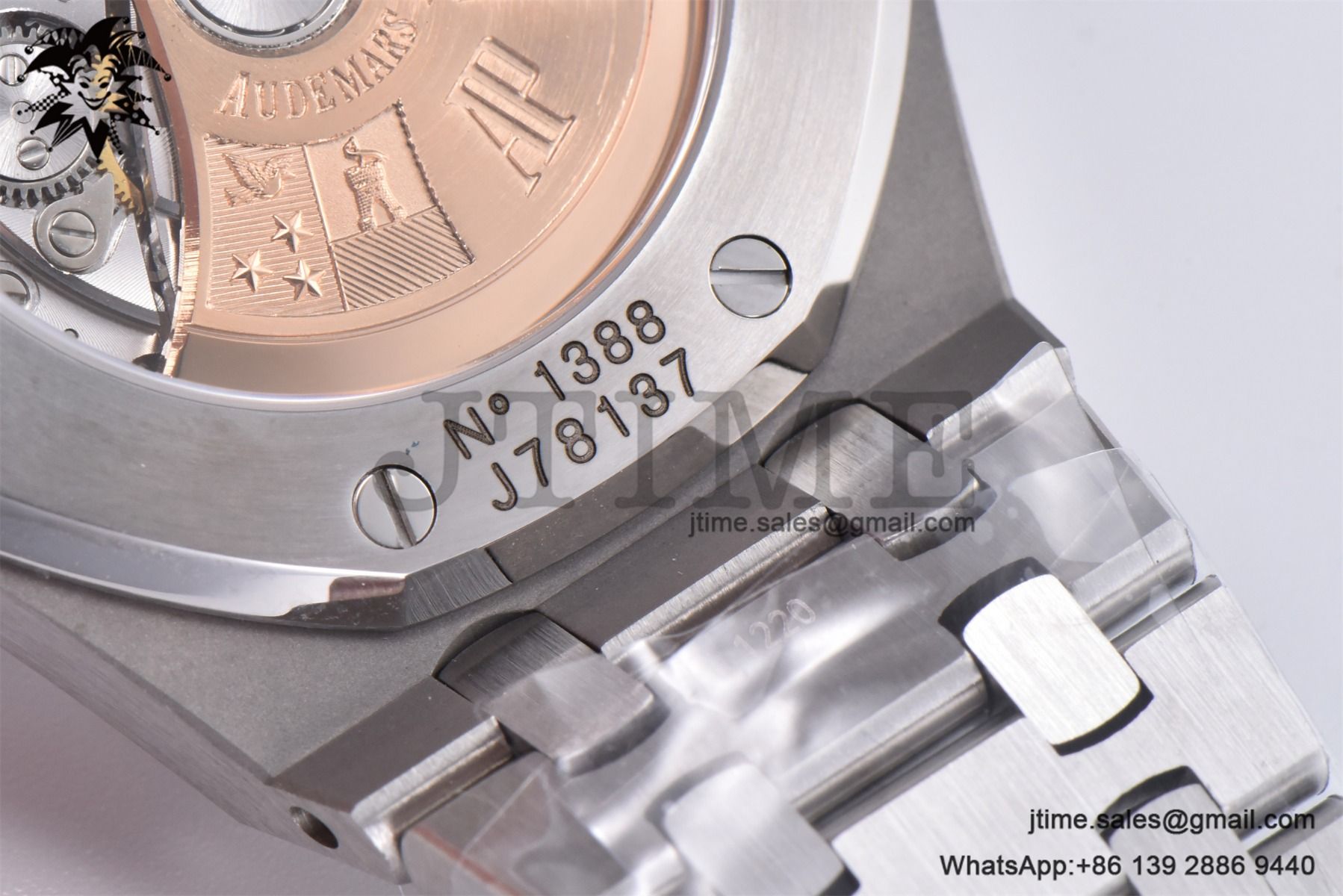 Royal Oak 37mm 15451 SS APSF 1:1 Best Edition Black Textured Dial on SS Bracelet SA3120 Super Clone - Image 23