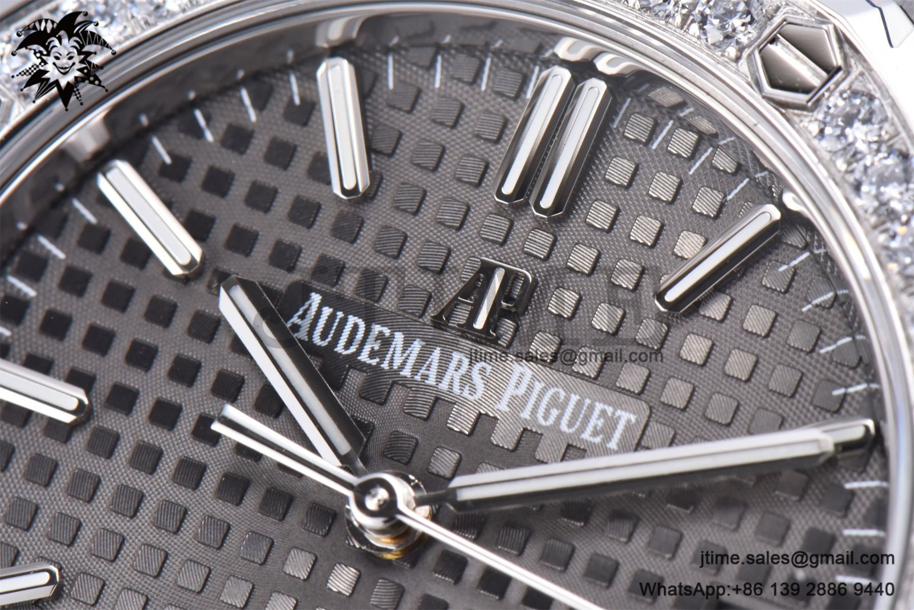 Royal Oak 37mm 15451 SS APSF 1:1 Best Edition Gray Textured Dial on SS Bracelet SA3120 Super Clone - Image 9