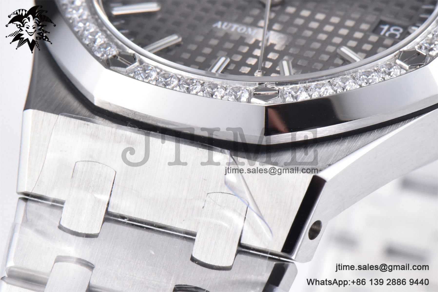 Royal Oak 37mm 15451 SS APSF 1:1 Best Edition Gray Textured Dial on SS Bracelet SA3120 Super Clone - Image 11