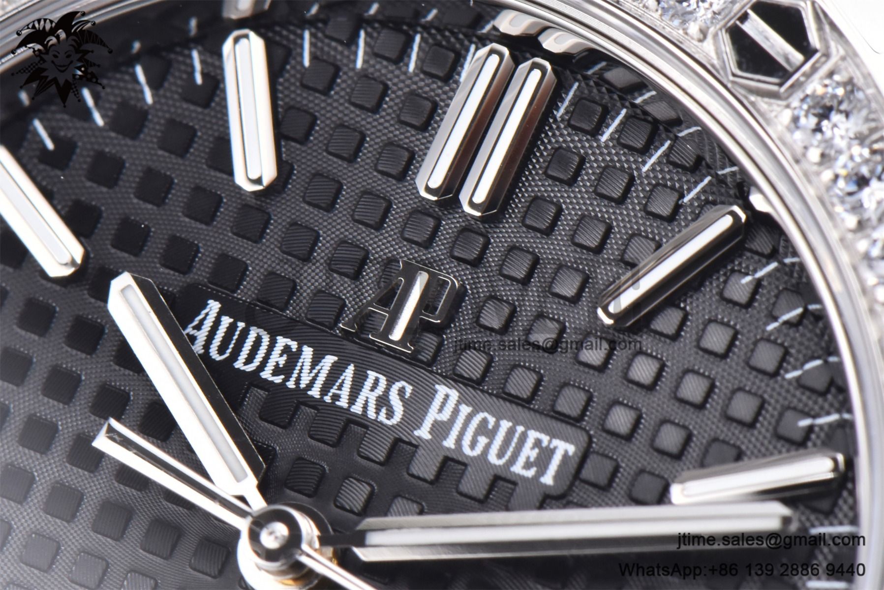 Royal Oak 37mm 15451 SS APSF 1:1 Best Edition Black Textured Dial on SS Bracelet SA3120 Super Clone - Image 9