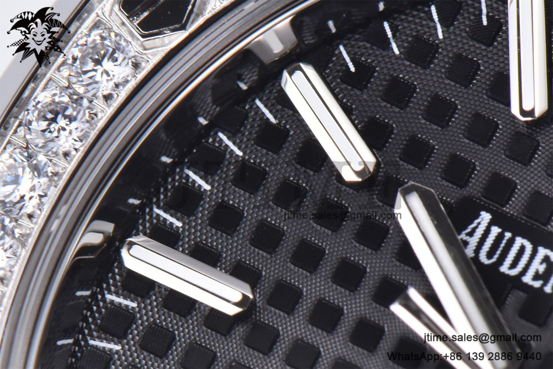 Royal Oak 37mm 15451 SS APSF 1:1 Best Edition Black Textured Dial on SS Bracelet SA3120 Super Clone - Image 10