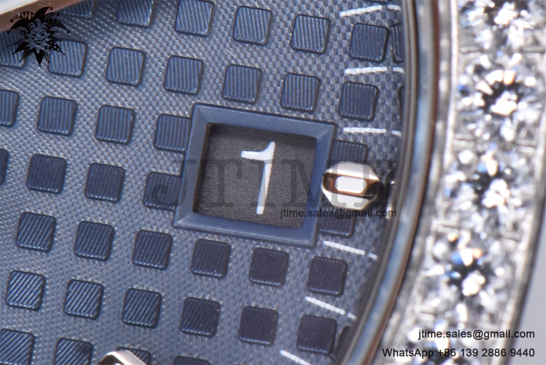 Royal Oak 37mm 15451 SS APSF 1:1 Best Edition Blue Textured Dial on SS Bracelet SA3120 Super Clone - Image 12