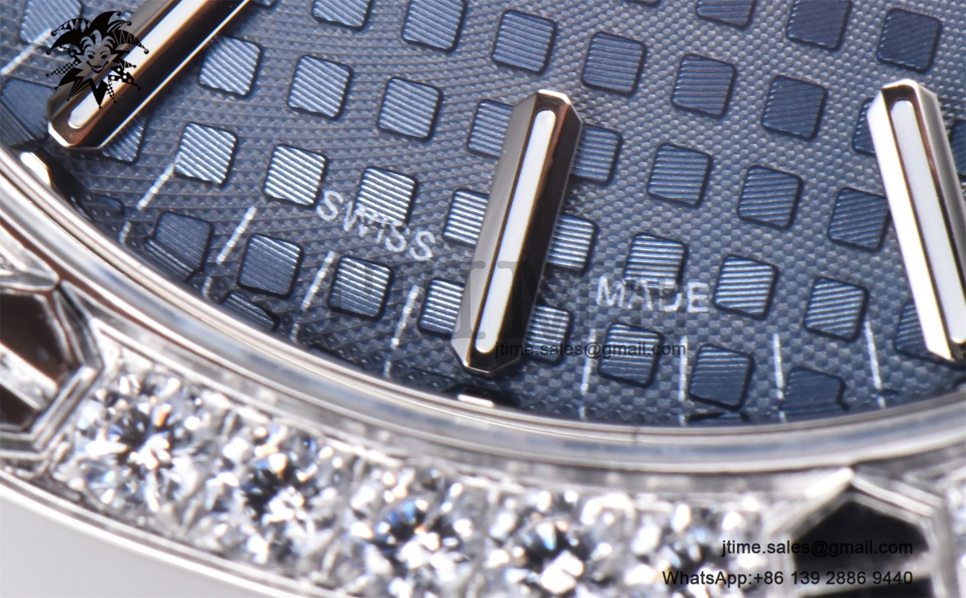 Royal Oak 37mm 15451 SS APSF 1:1 Best Edition Blue Textured Dial on SS Bracelet SA3120 Super Clone - Image 13