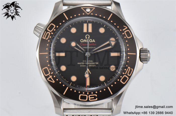 Seamaster 300 "No Time to Die" Limited Edition ORF 1:1 Best Edition on SS Mesh Bracelet A8806 - Image 3