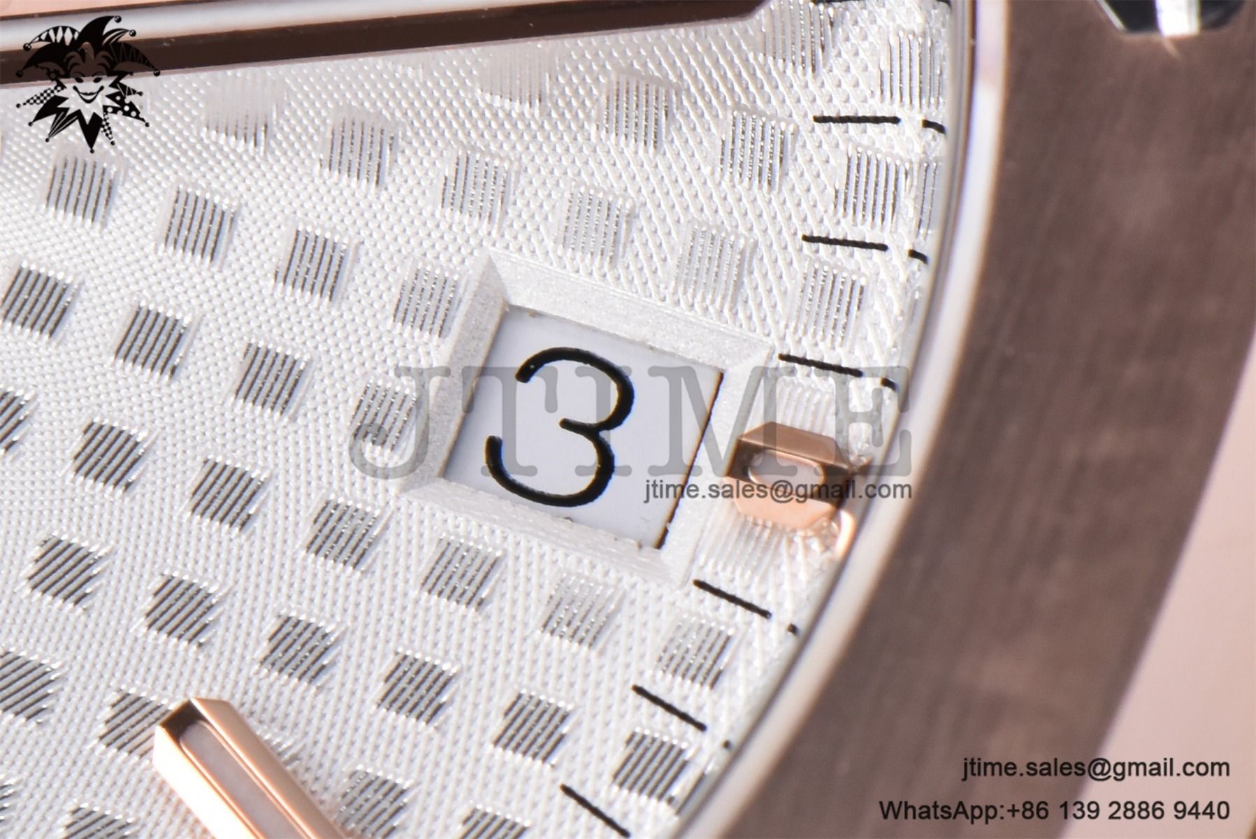 Royal Oak 37mm 15450 SS/RG APSF 1:1 Best Edition White Textured Dial on SS /RG Bracelet SA3120 Super Clone - Image 13
