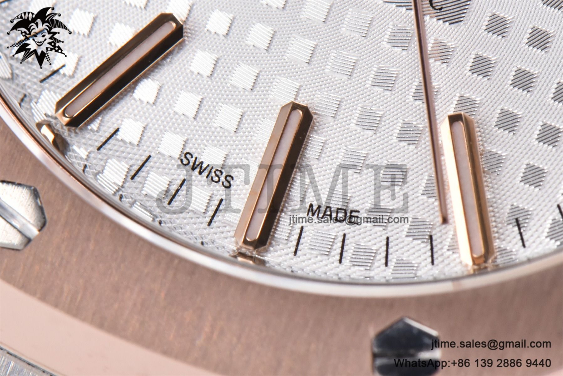 Royal Oak 37mm 15450 SS/RG APSF 1:1 Best Edition White Textured Dial on SS /RG Bracelet SA3120 Super Clone - Image 12