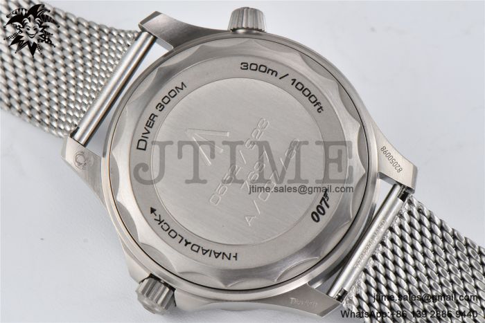 Seamaster 300 "No Time to Die" Limited Edition ORF 1:1 Best Edition on SS Mesh Bracelet A8806 - Image 12